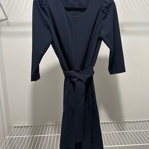 Elegant Navy Blue Women's Dress